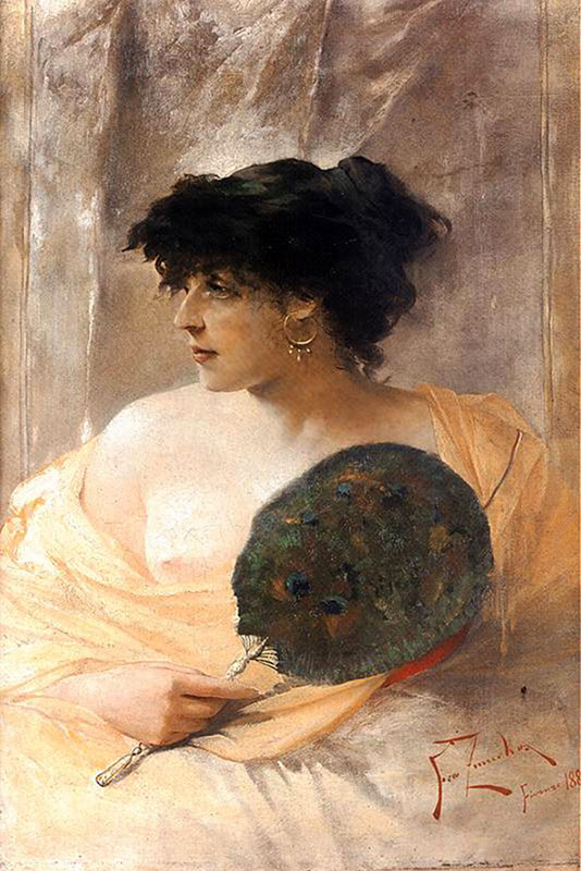 Woman with a Fan